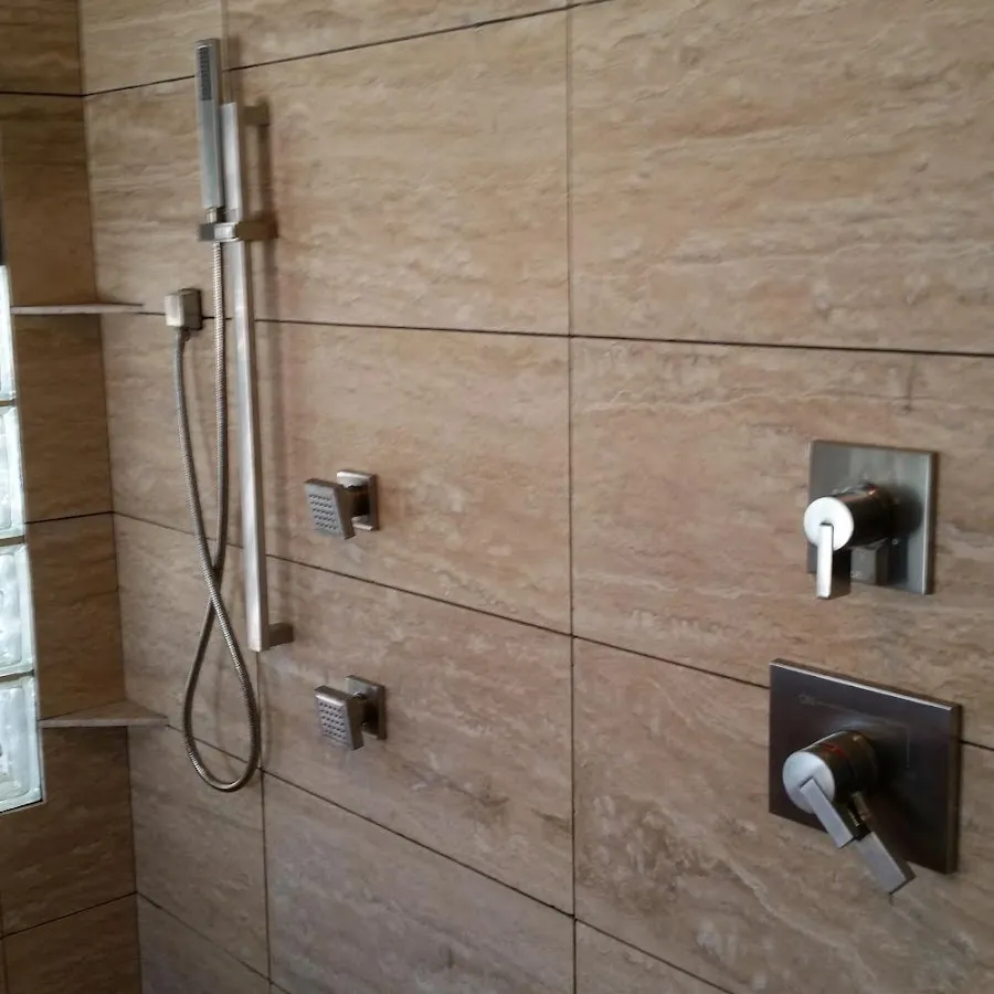 Shower fixture installation for Water Heater Replacement in Hillsborough